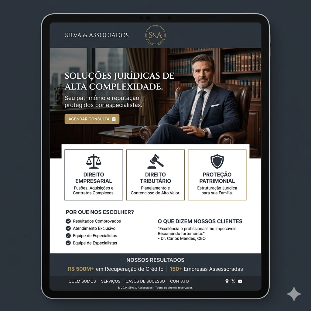 Site para Escritório de Advocacia